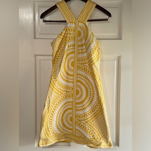 Taylor Dress Yellow/White Size 0 - Picture 1 of 4